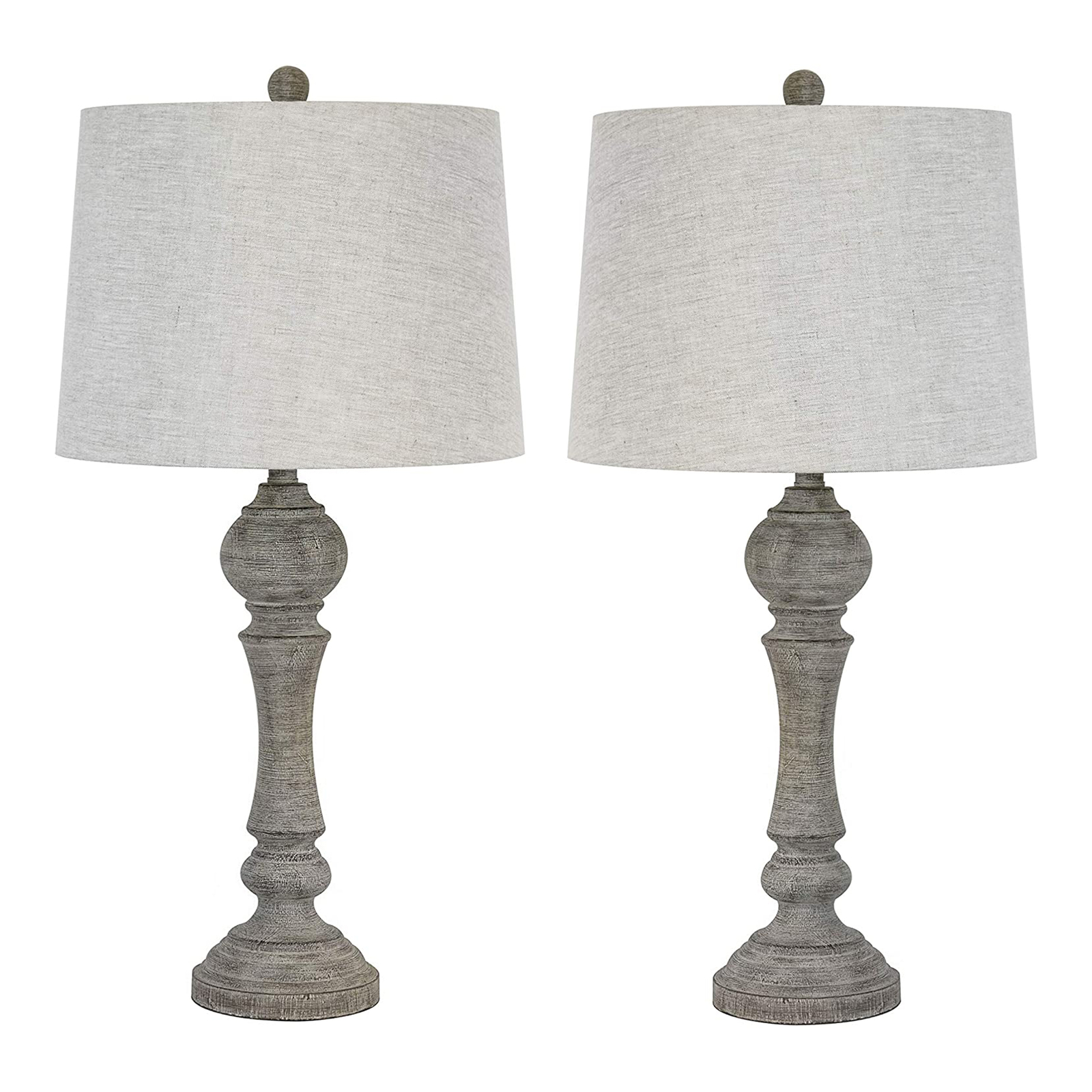 Grandview Gallery Farmhouse Table Lamps with Natural Linen Shades (Open  Box) 842098105768 | eBay
