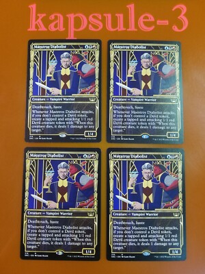 4x Maestros Diabolist | Showcase | Streets of New Capenna | MTG Magic Cards