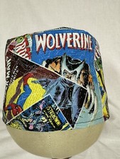 Men/Women Surgical Scrub Cap Lined Comic Spider 100 Cotton