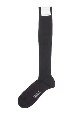 FALKE No.7 Herren Kniestrümpfe Strümpfe 43 44 schwarz 3000 Merino Wool + Wolle