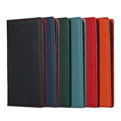 Echtleder Hülle Schutzhülle Flip Case Handy Hülle Lederhülle Wallet Cover Tasche