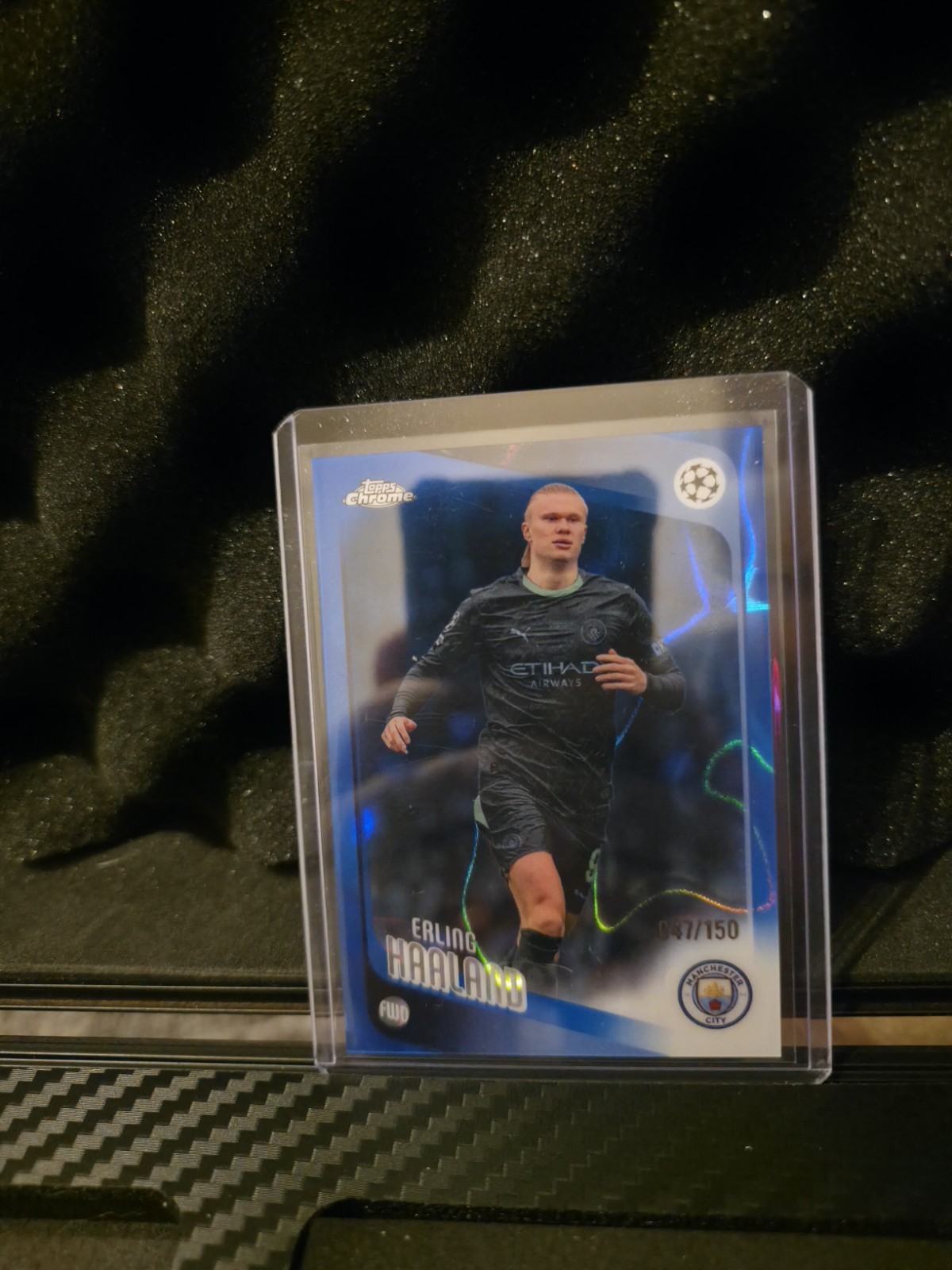 2025 Topps Topps Chrome UEFA Club Competitions Erling Haaland Man City /150