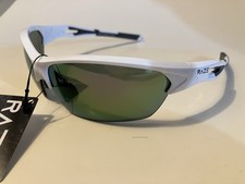 RAZE Eyewear Sunglasses Pursuit Mirrored Lens White Frame 35413 V25