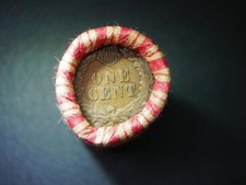ONE UNOPENED ROLL INDIAN HEAD PENNY ROLL FROM ESTATE COIN COLLECTION RR