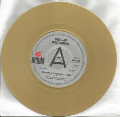 Deborah Washington - 7'' - Standing In The Shadows Of Love - 1979 Gold Vinyl - EX