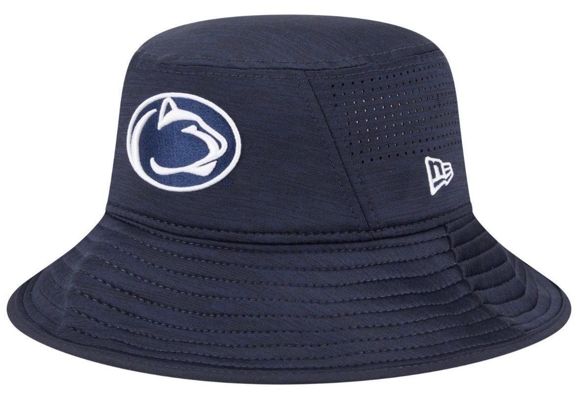 Penn State Nittany Lions PSU New Era Bucket Hat Performance Blue Unisex OSFM