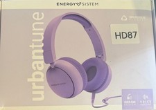 Energy Sistem UrbanTune Wireless Headphones Purple – Used, Fully Working