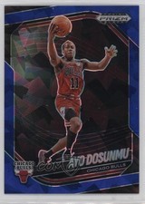 2024-25 Panini Prizm Black Blue Ice Prizm 83/125 Ayo Dosunmu #165 11ng