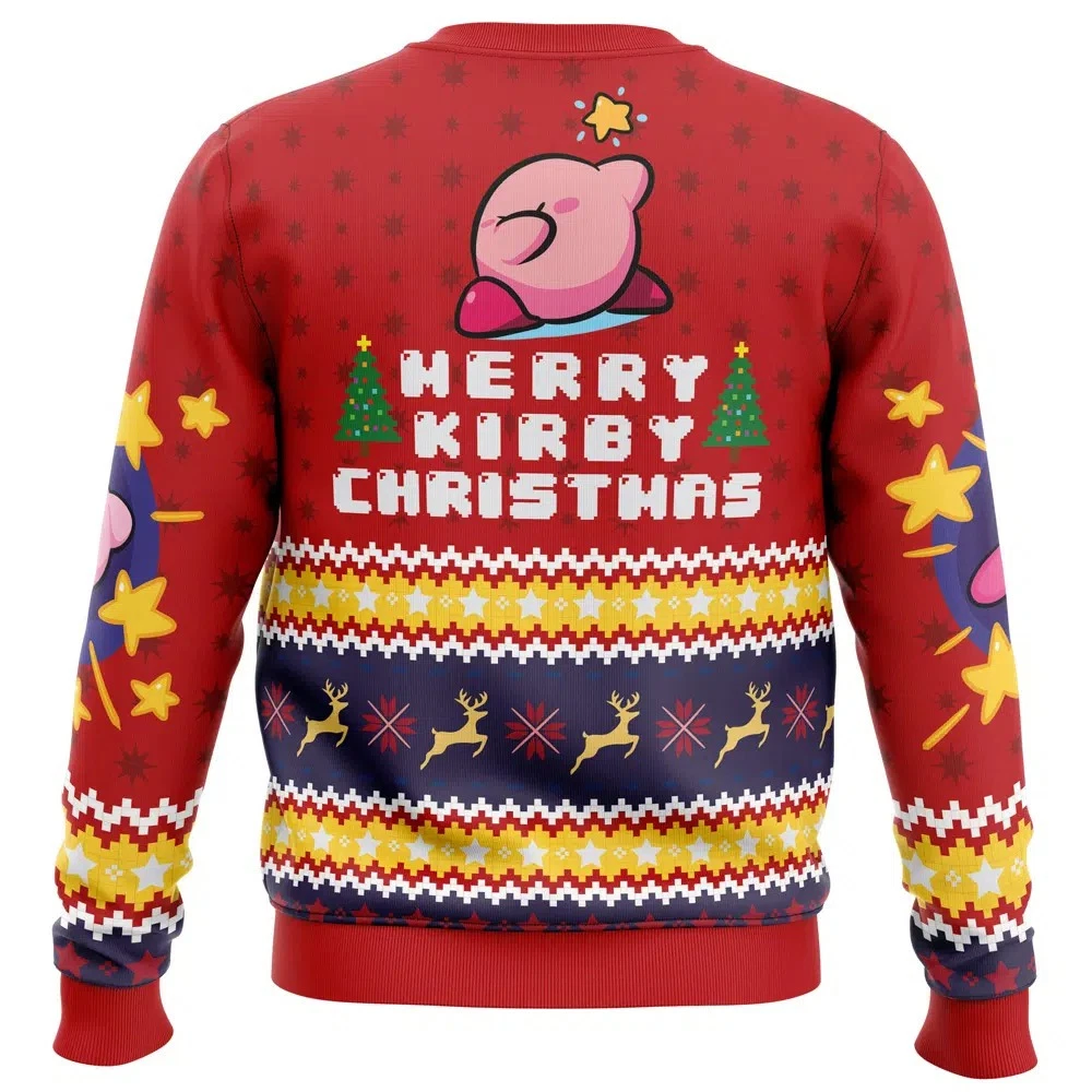 Kirby Merry Christmas Ugly Sweater