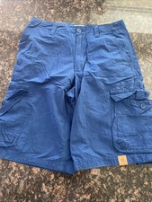 NWT Boy  s Urban Pipeline Longer Length Cargo Shorts In Blue Size 18 Retail 40