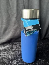 Living Solutions Glass Bottle with Sleeve 20 fl.oz.