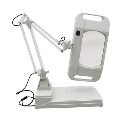 Table Magnifier Lamp 110V 10X 4.4'' x 7'' LED Daylight - 22W Power for Reading