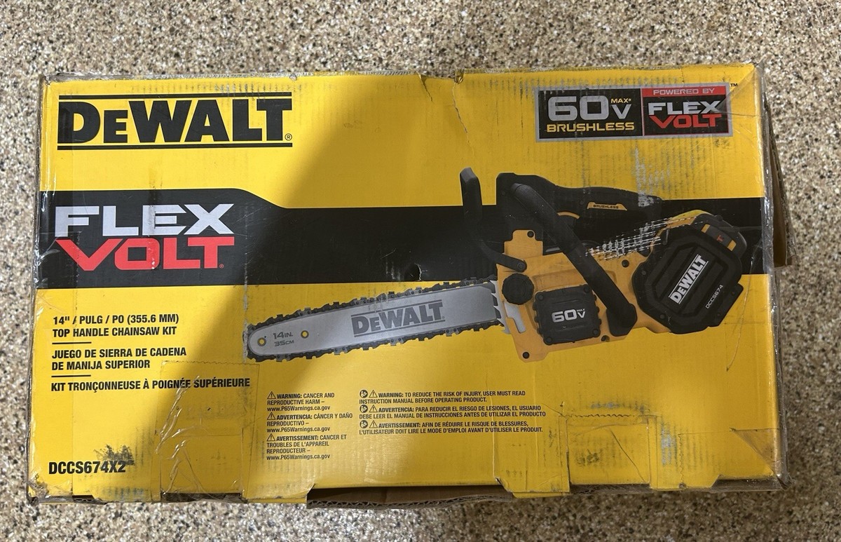 DEWALT DCCS674X2 60V MAX Top Handle 14