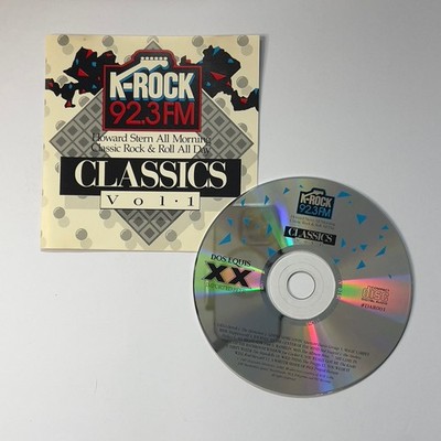 K-Rock 92.3 FM Classics Vol. 1 CD 1987 Classic Rock Compilation Discovery