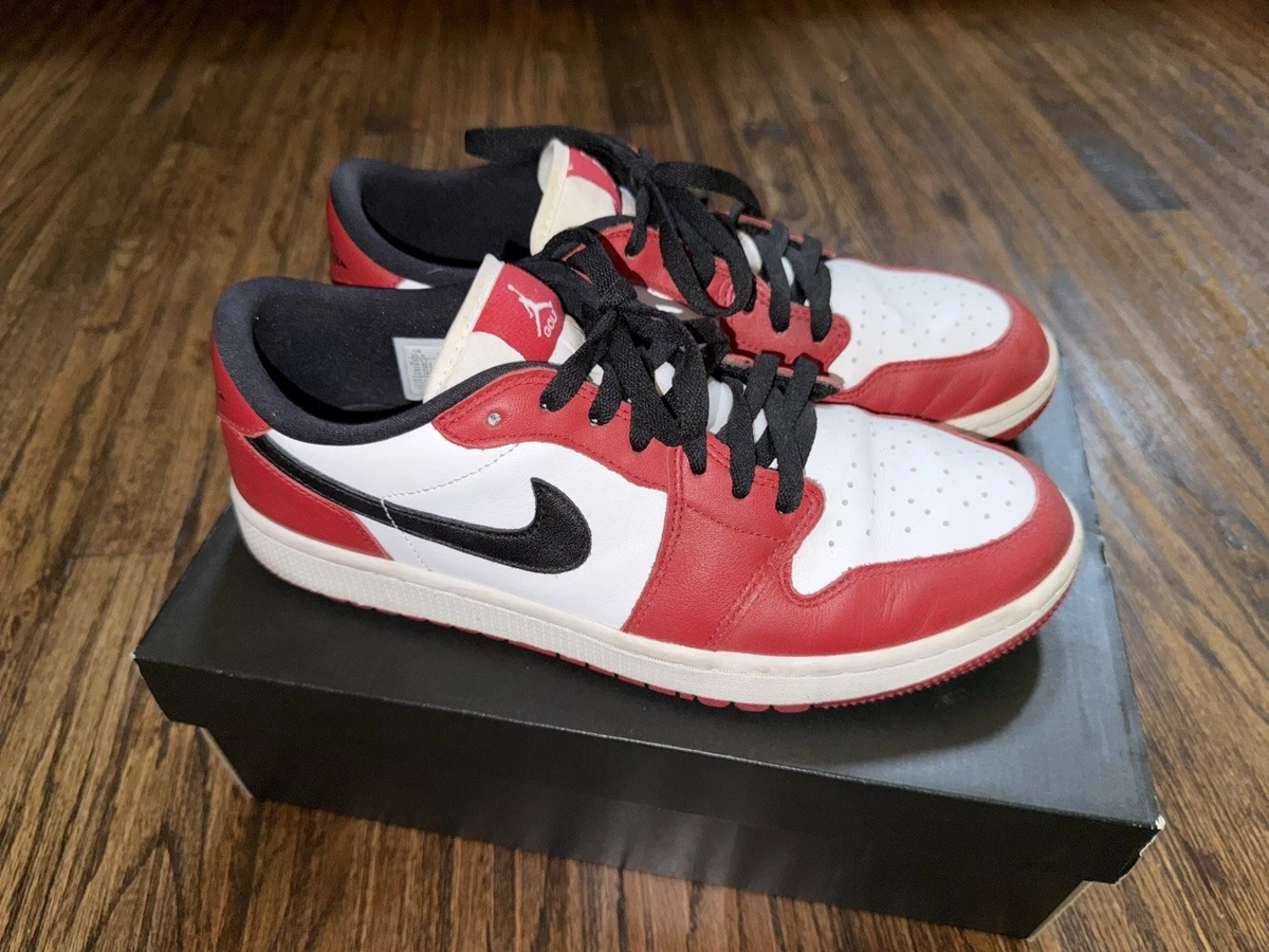 JORDAN　ゴルフ　シカゴ エア ジョーダン 1 NIKE AIR JORDAN LOW GOLF CHICAGO varsity red