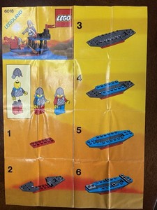 Lego Castle Battle Dragon (6018) Instruction Booklet Only