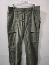 REI Coop Pants Womens 4 Petite Green Trailmade Outdoor Hiking Utility Drawstring