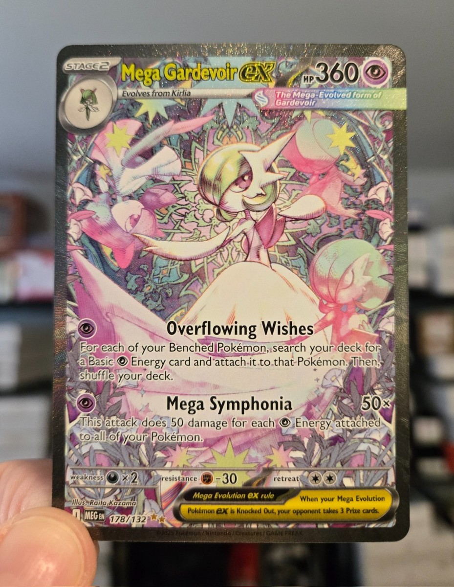 Pokémon TCG Mega Gardevoir ex 178/132 Ultra Rare Mega Evolution