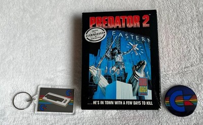 Commodore 64 / 128 CBM C64 Predator 2 - getestet, funktioniert, GRATIS Badge + Schlüsselanhänger
