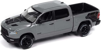 Auto World 2023 Ram 1500 Rebel Lunar Edition Pickup Truck Gray Muscle Trucks Ser