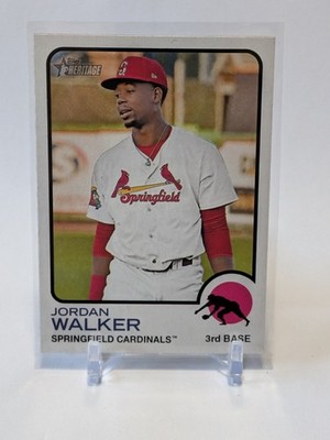 Jordan Walker 2022 Topps Heritage Minor League Prospect Card #46