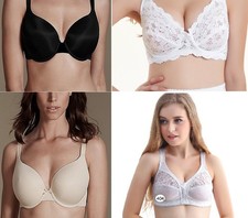 PREMIUM Firm Control Bras Ladies Soft Cup Non & Padded non & wired Lace push up