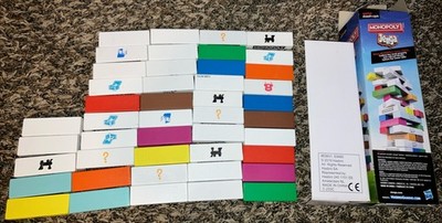 Used- Hasbro Boardgame Monopoly Jenga - Box Fair