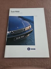 Saab 9000 CS CSE CD CDE Aero Griffin Brochure 1996 62pgs Great Condition