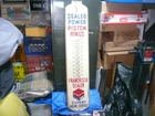 SEALED POWER PISTON RINGS 39" Tall Advertising Gas Oil THERMOMETER - Vintage