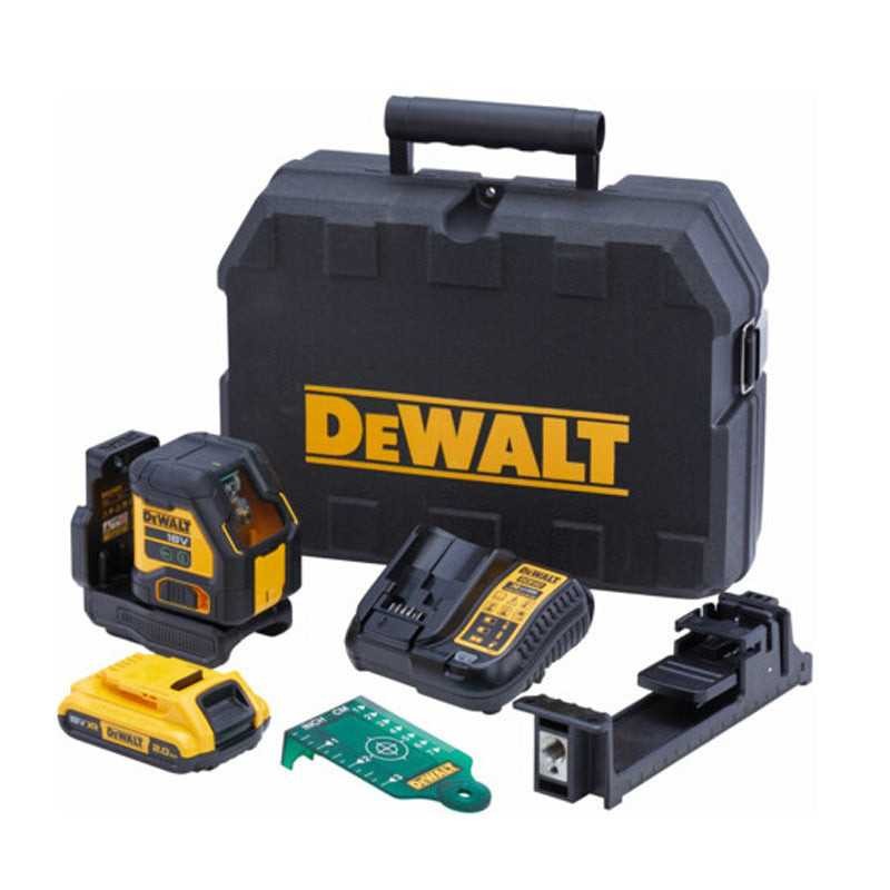 Laser en croix compact vert 18V DEWALT DCLE34021D1 avec batterie