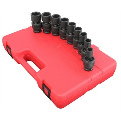 Sunex 2657 Sockel Set Impact 1/2IN. Drive 9 PC Univ Std SAE