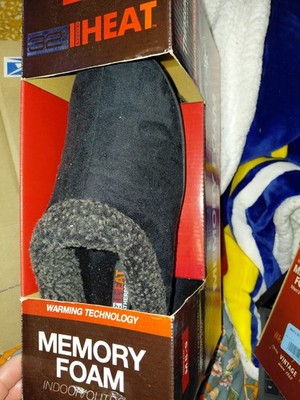 Weather proof gray men , slippers , indoor outdoor memory foam