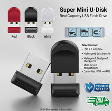 Super Mini USB Flash Drive Waterproof Pendrive 4GB 8GB 16GB Real Cap 