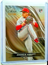2024 Topps Chrome Black Andrew Abbott RC Refractor /199 Reds Rookie #122