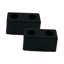2 Pack Buffers USA Molded Rubber Bumper Block Dock Buffer 6x3x3 for 