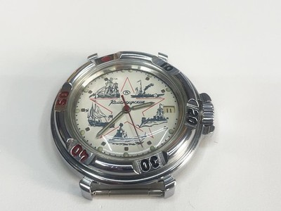 Vostok Komandirskie Uhr ''Flottenevolution / Kriegsschiffe'' - Made in Russia