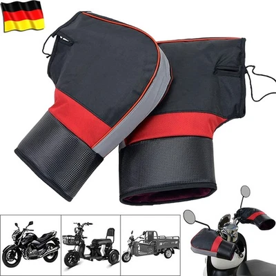 MARKENLOS Motorrad Handschuhe Roller Lenkerstulpen Handwärmer Hand Muffs Winter Wärmer DHL