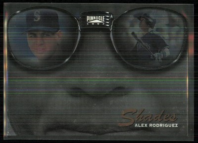 1997 Pinnacle Shades Insert Alex Rodriguez Seattle Mariners #10