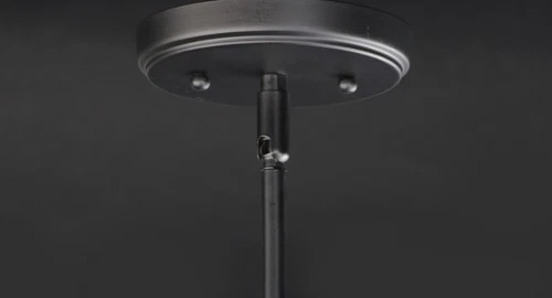 Maxim 16114CL Flambeau 4 Light 13"W Chandelier - Black - Picture 2 of 9