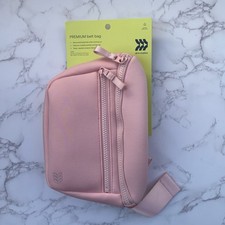 All In Motion Premium Pink Belt Bag Fanny Pack Water Resistance Adjustable Strap