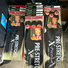 9 total Outre X-Pression Ultra Braid 3x Pre-Stretched Pre-Layered 3 lengths.