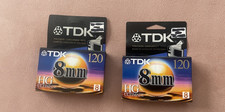 TDK 120 HG Ultimate 8 MM Videotape Camcorder Cassette P6-120HG NEW