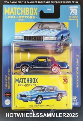 MATCHBOX COLLECTORS ''1988 CHEVY MONTE CARLO LS'' 21/22 GBJ48 OVP UNGEÖFFNET!