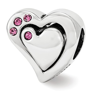 Multi Color Crystals from Swarovski Bead Sterling Silver Adult Reflection Beads