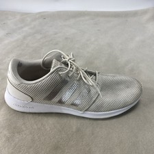 Adidas Cloudfoam Women's Athletic Sneakers White Pearl Silver Running W 10