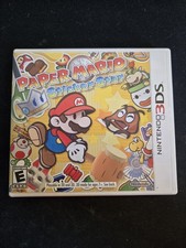 Paper Mario Sticker Star Nintendo DS VG Shape Case Manual Only NO GAME