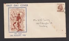 AUSTRALIA 1950 HASLEM FDC 8½d ABORIGINE ADDRESSED