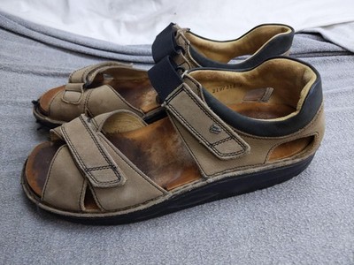 Finn Comfort Sandals Shoes Mens Size 12 45 Beige Leather  display picture 1