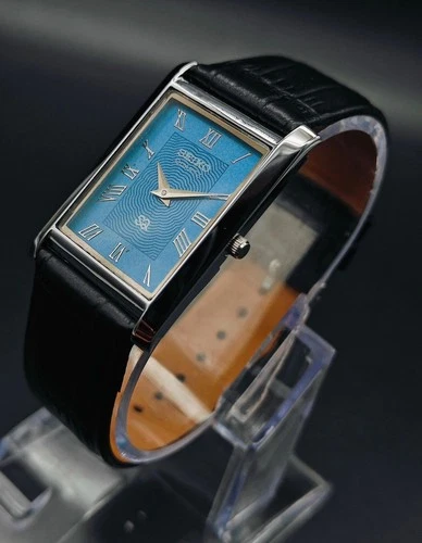 Rare Vintage Seiko Slim Quartz Men's Wrist Watch