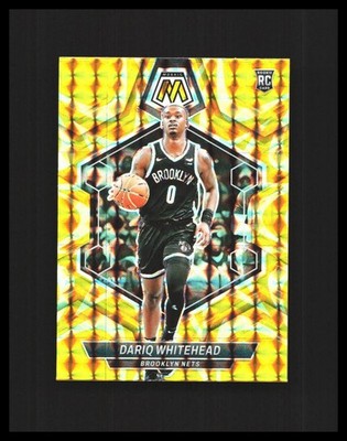 2023-24 Dariq Whitehead Rookie Card Panini Mosaic Prizm #247 - S1B2R1L3C10